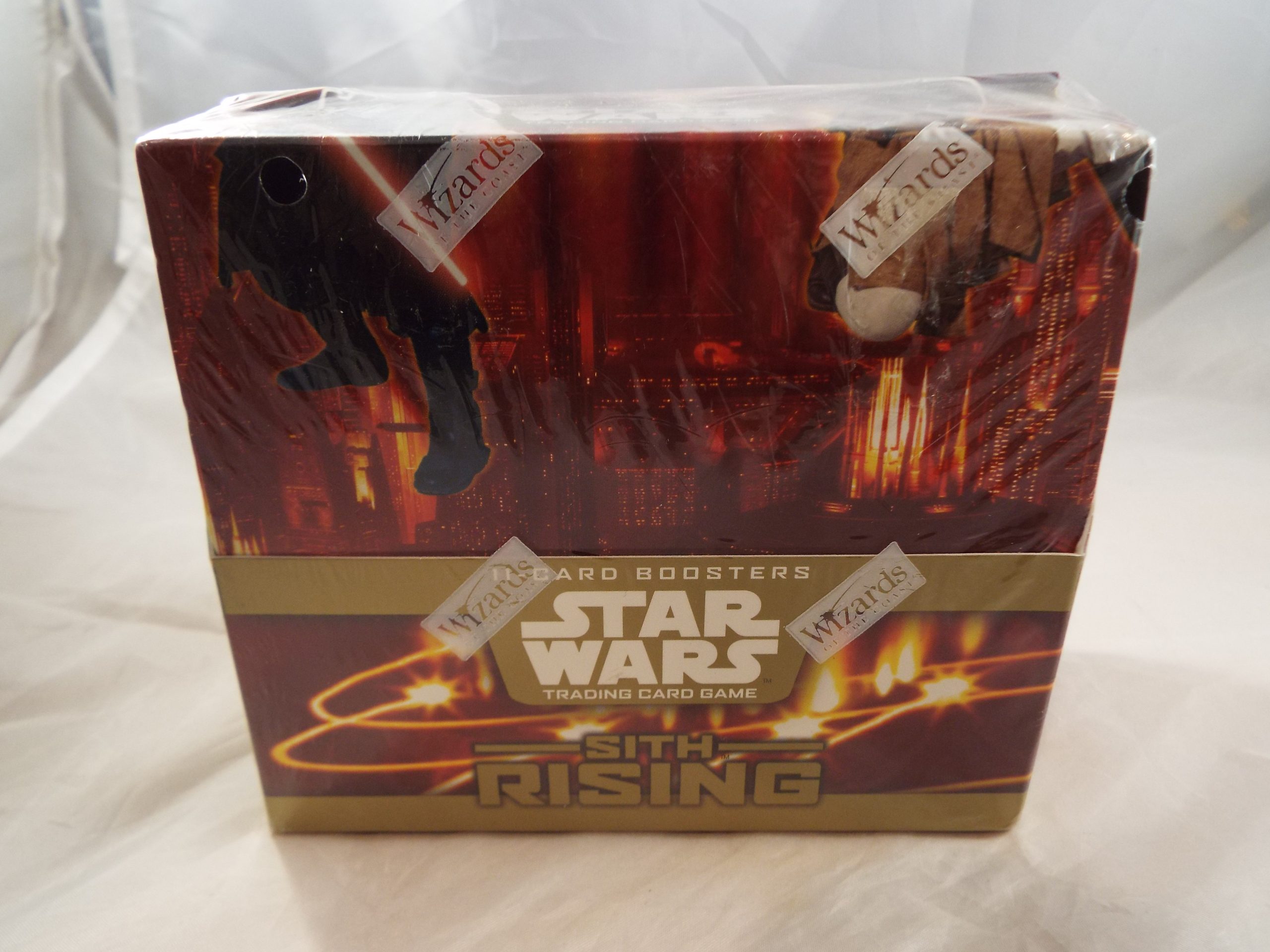 STAR WARS TCG SITH RISING COMPLETE SEALED BOX OF 36 BOOSTERS