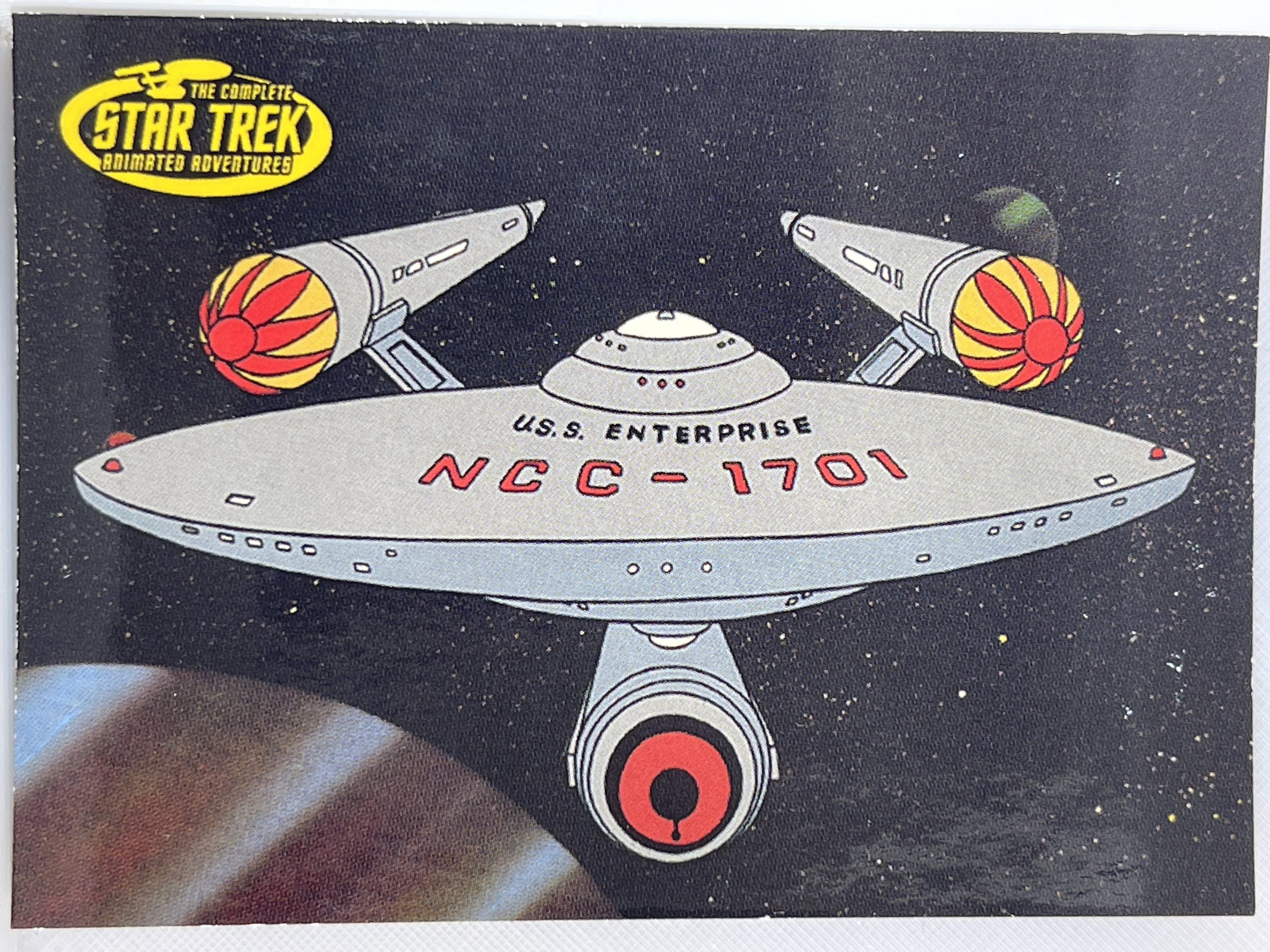 STAR TREK ANIMATED ADVENTURES PROMO CARD P1