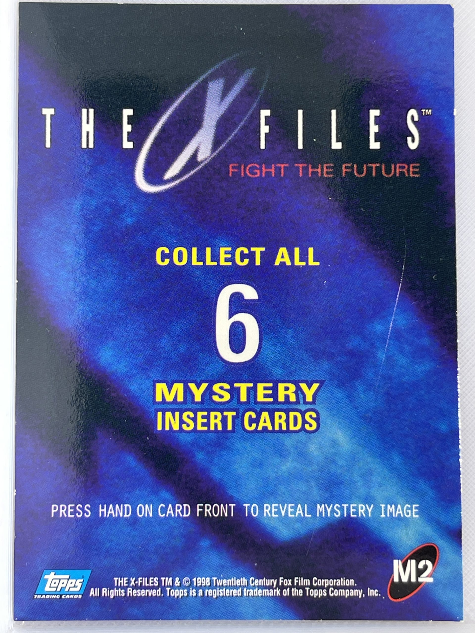 X FILES MOVIE FIGHT THE FUTURE MYSTERY INK CARD M2