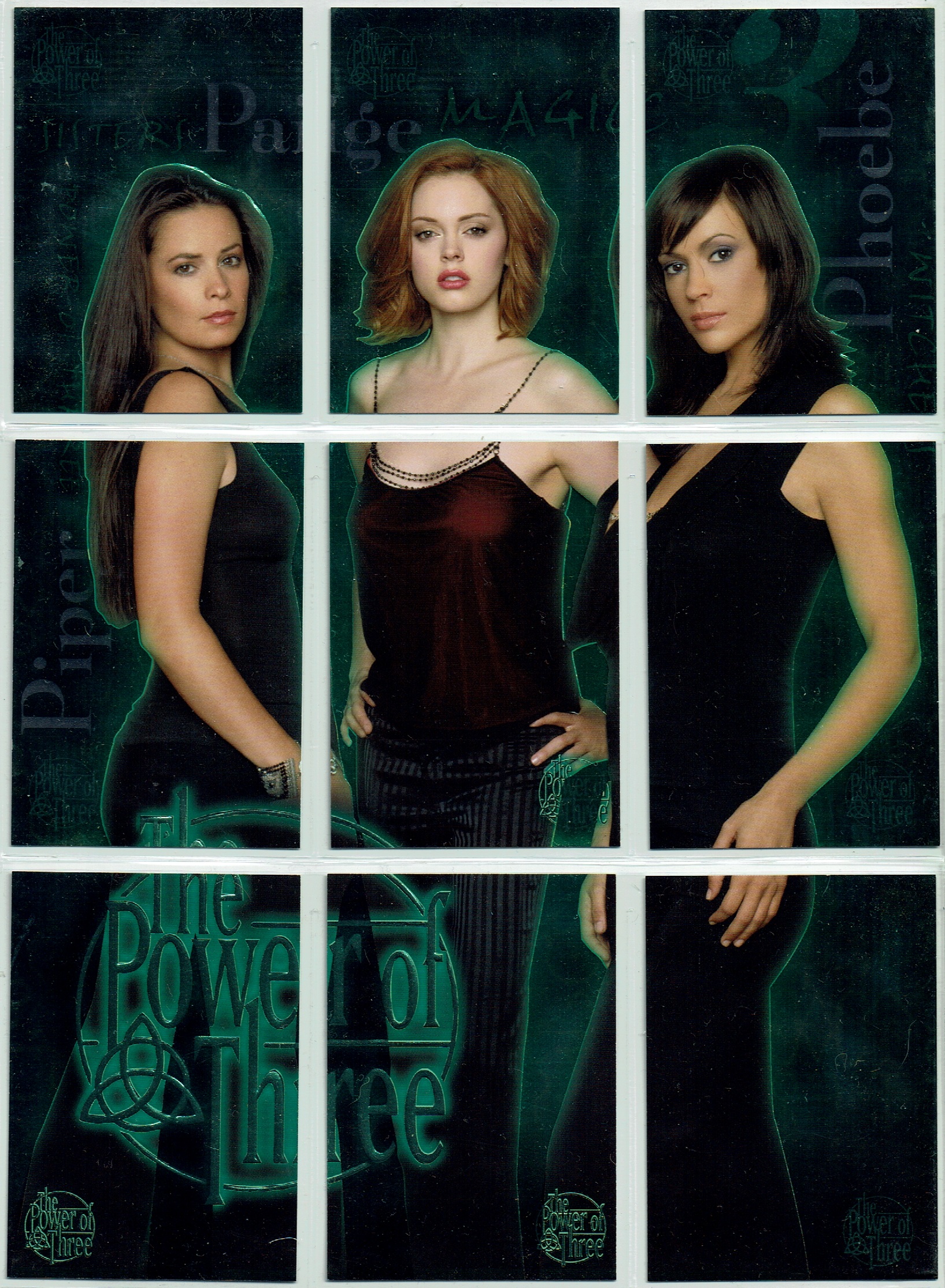 CHARMED POWER OF 3 THE POWER OF 3 SET OF 9