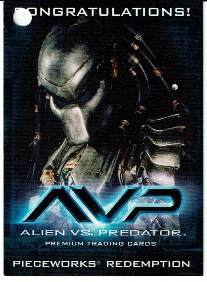 ALIENS VS PREDATOR PWR11 CANCELLED REDEMPTION QUINN OVERALLS