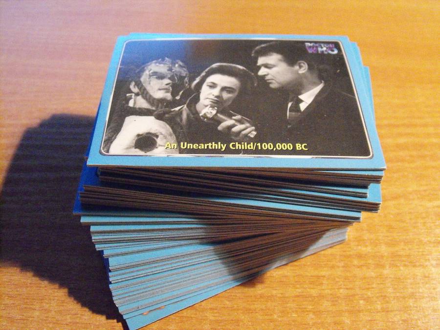 DOCTOR WHO THE DEFINITIVE COLLECTION SERIES 1 COMPLETE BASIC SET OF CARDS