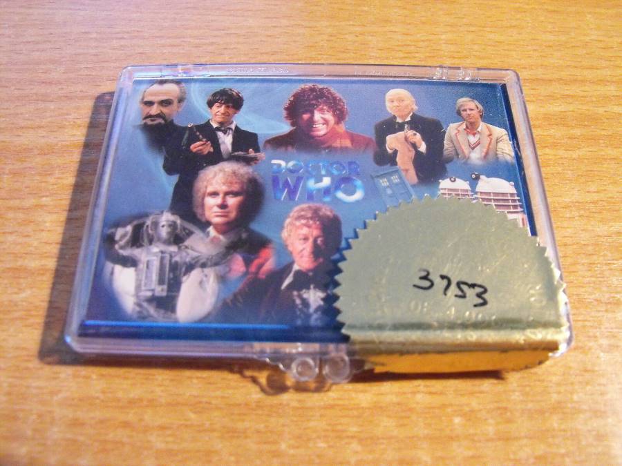 DOCTOR WHO THE DEFINITIVE COLLECTION SERIES 1 10 CARD PROMO SET 3753