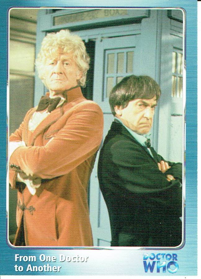 DOCTOR WHO THE DEFINITIVE COLLECTION SERIES 1 PROMO CARD B-1