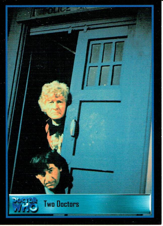 DOCTOR WHO THE DEFINITIVE COLLECTION SERIES 2 PROMO CARD B-2