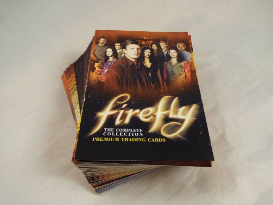 FIREFLY TRADING CARDS COMPLETE BASE SET OF 72