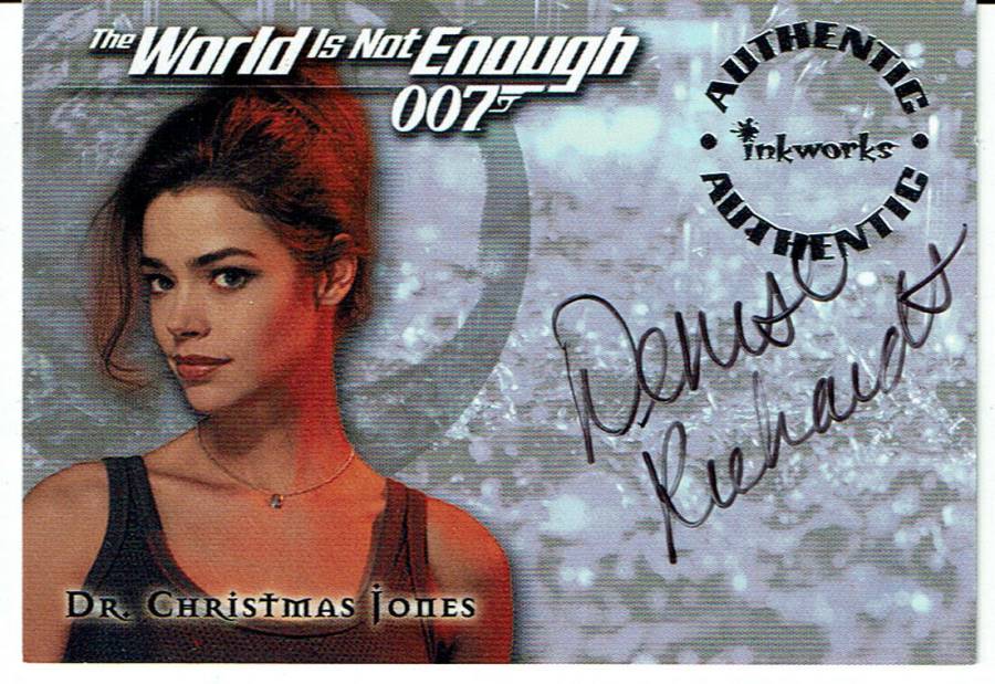 JAMES BOND THE WORLD IS NOT ENOUGH A1 OF DENISE RICHARDS AS DR. CHRISTMAS JONES