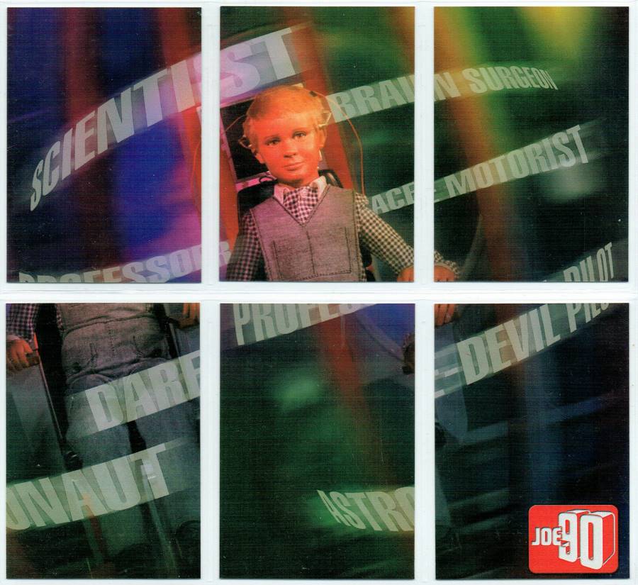 JOE 90 COMPLETE SET OF SIX PROMO CARDS J1-J6