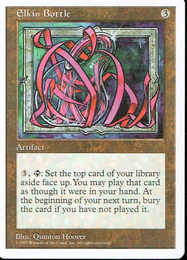 MAGIC THE GATHERING 5TH EDITION ARTIFACT ELKIN BOTTLE