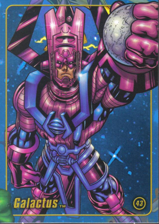 MARVEL FIGURE FACTORY SERIES 1 TRADING CARD NUMBER 43