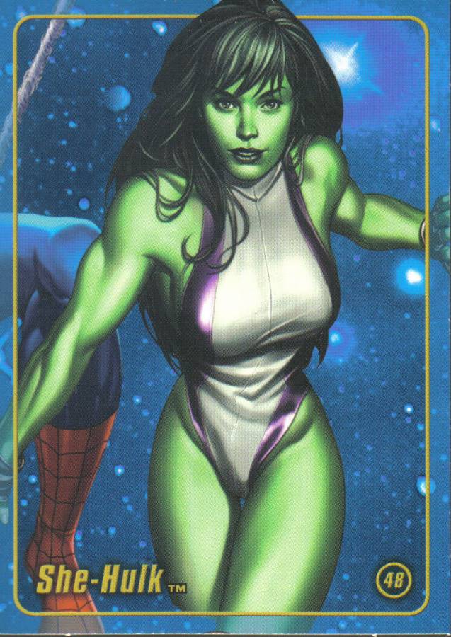 MARVEL FIGURE FACTORY SERIES 1 TRADING CARD NUMBER 48