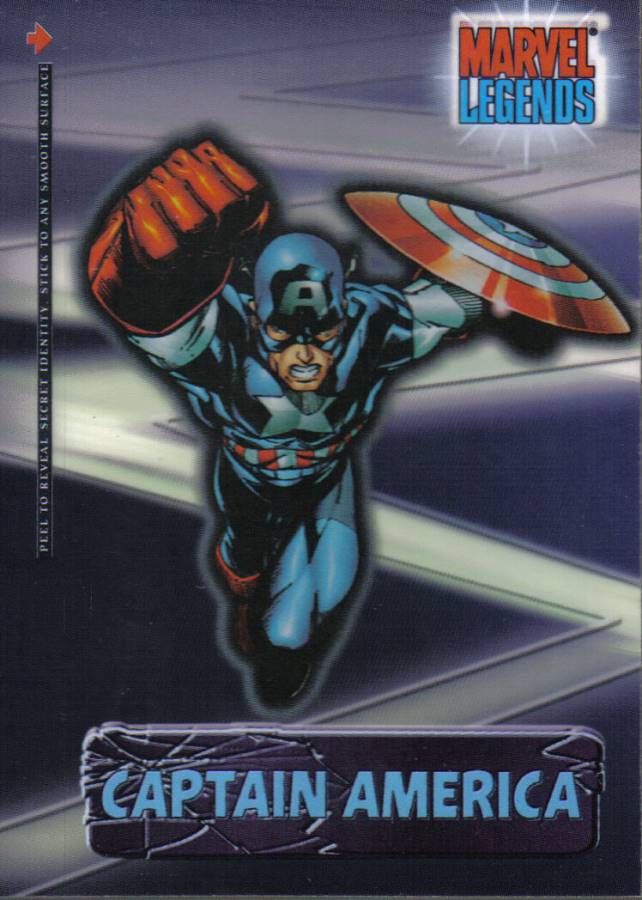 MARVEL LEGENDS SECRET ID CARD 4 OF 5