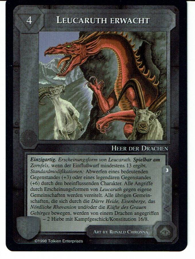MIDDLE EARTH AGAINST THE SHADOW R1 LEUCARUTH ROUSED / LEUCARUTH ERWACHT (German)