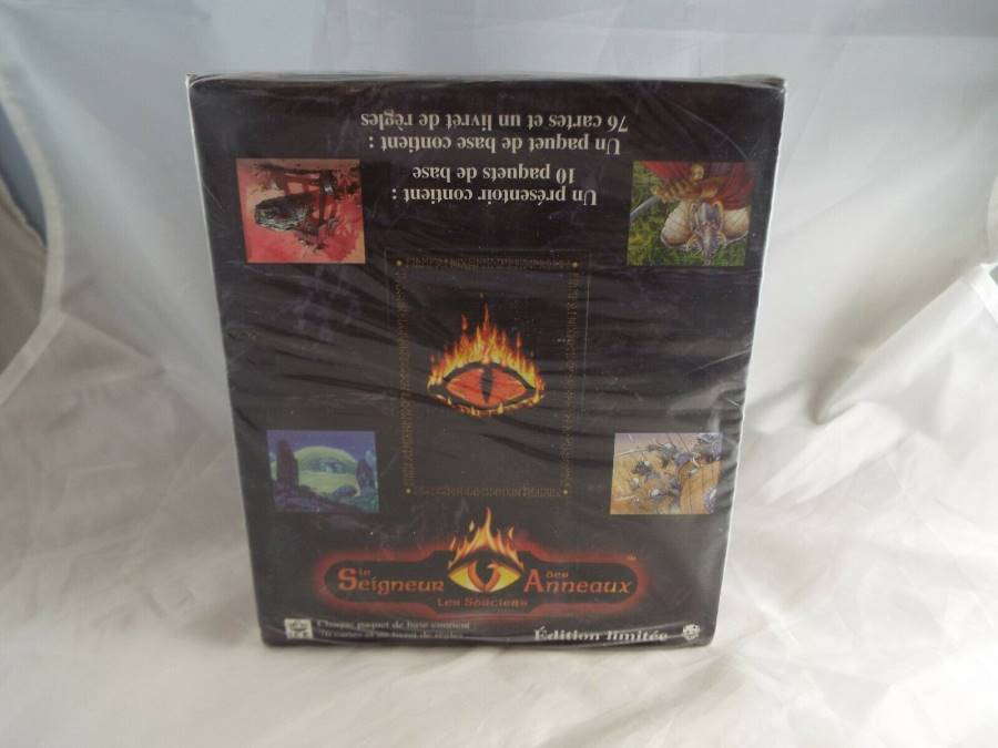 MIDDLE EARTH CCG, THE WIZARDS LIMITED SEALED STARTER BOX OF 10 DECKS (French)