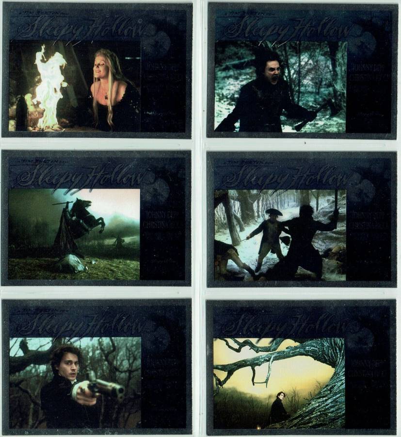 SLEEPY HOLLOW COMPLETE SET OF 6 LOBBY CARDS