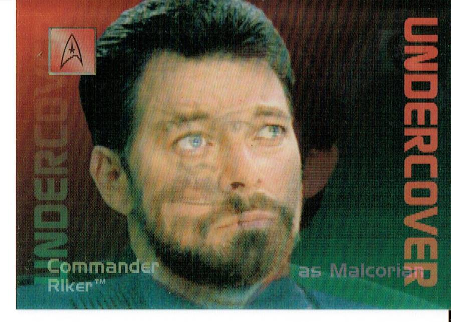 STAR TREK 30 YEARS PHASE 2 UNDERCOVER CARD L4