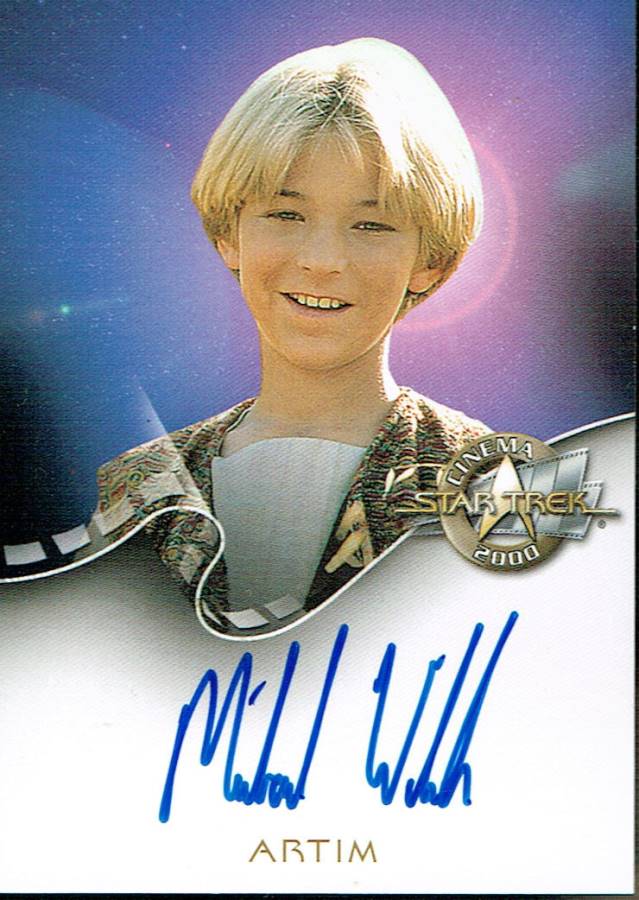 STAR TREK CINEMA 2000 AUTOGRAPH CARD A19 ARTIM