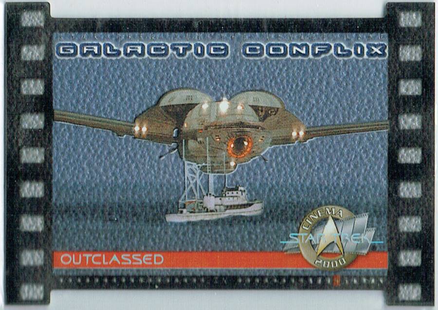 STAR TREK CINEMA 2000 GALACTIC CONFLIX CARD GC4/1000