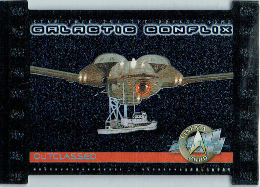 STAR TREK CINEMA 2000 GALACTIC CONFLIX CARD GC4/750