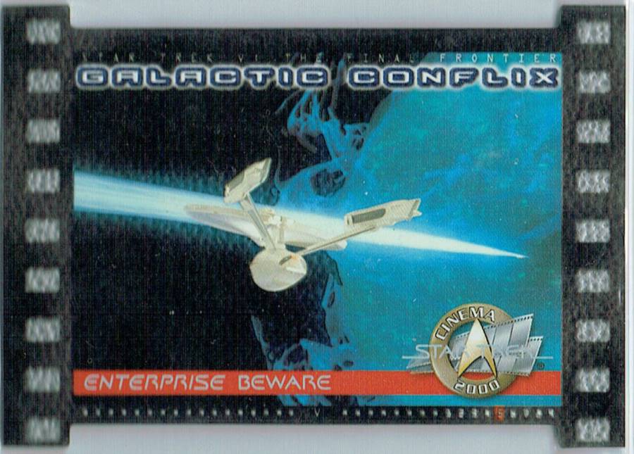 STAR TREK CINEMA 2000 GALACTIC CONFLIX CARD GC5/1000