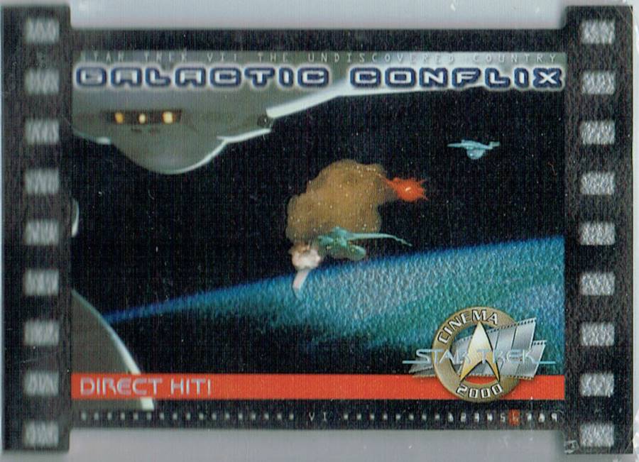 STAR TREK CINEMA 2000 GALACTIC CONFLIX CARD GC6/1000
