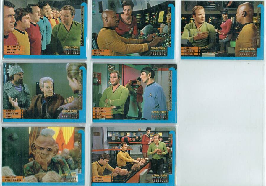 STAR TREK DS9 PROFILES TRIALS AND TRIBULATIONS SINGLE CARDS