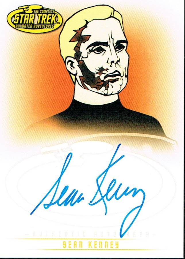 STAR TREK THE ORIGINAL SERIES ART AND IMAGES AUTOGRAPH CARD A31 SEAN KENNEY