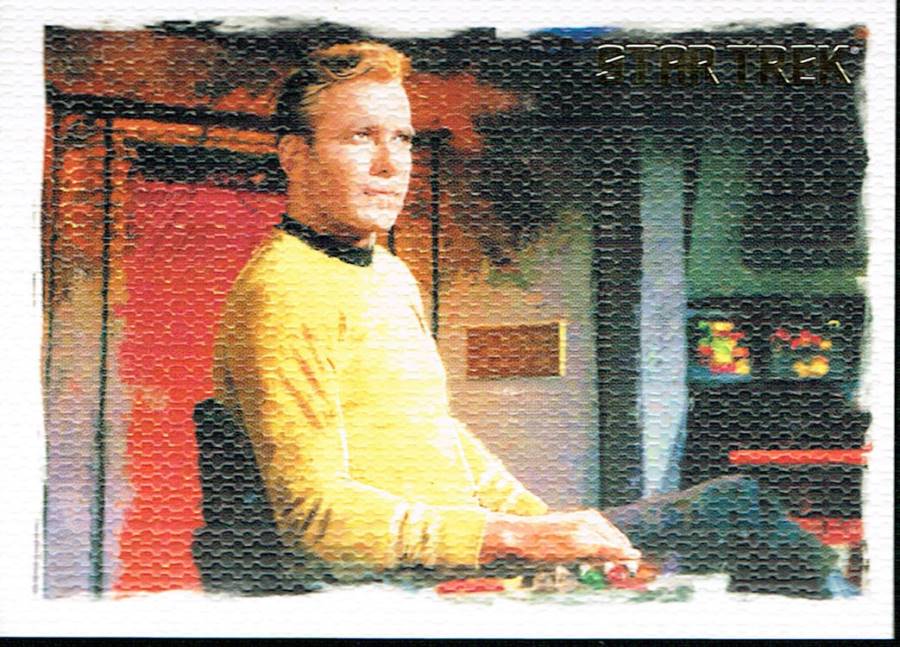 STAR TREK THE ORIGINAL SERIES ART AND IMAGES PROMO CARD P1