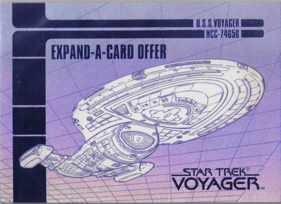 STAR TREK VOYAGER SEASON 1 EXPAND-A-CARD X-1