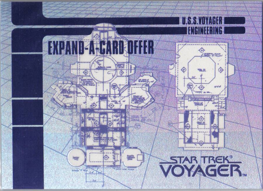 STAR TREK VOYAGER SEASON 1 EXPAND-A-CARD X-3