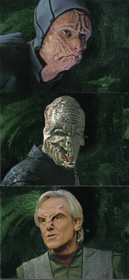STAR TREK VOYAGER SEASON 2 XENOBIO SKETCHES SET OF 3