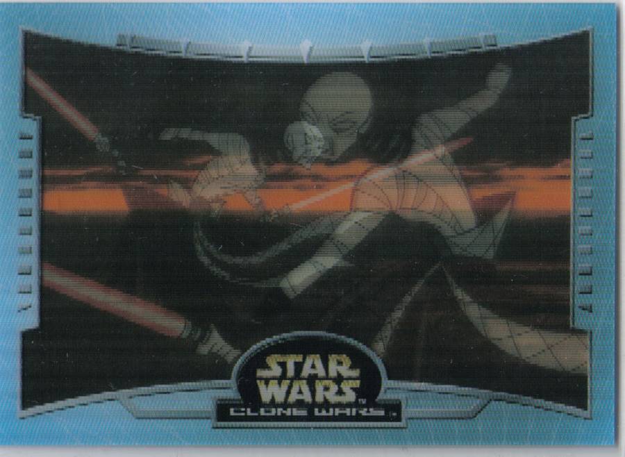STAR WARS CLONE WARS  MOTION CARD B4