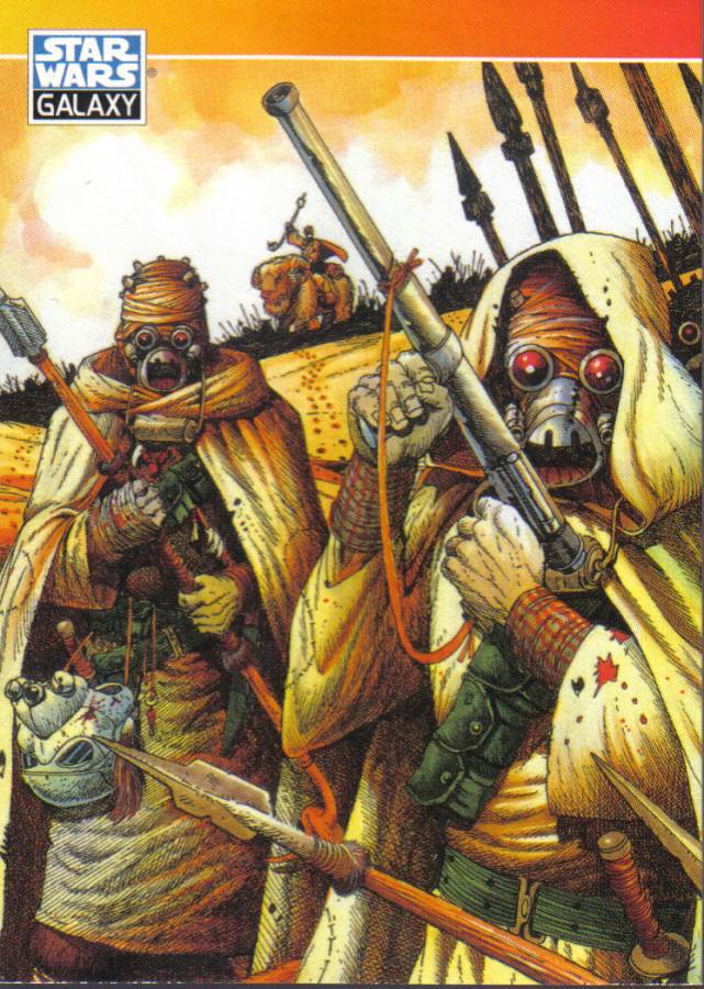 STAR WARS GALAXY SERIES TWO PROMO CARD TUSKAN RAIDERS