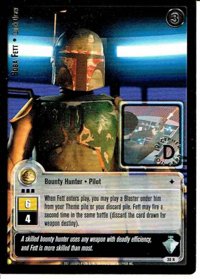 STAR WARS JEDI KNIGHTS MASTERS OF THE FORCE GOLD FOIL 39