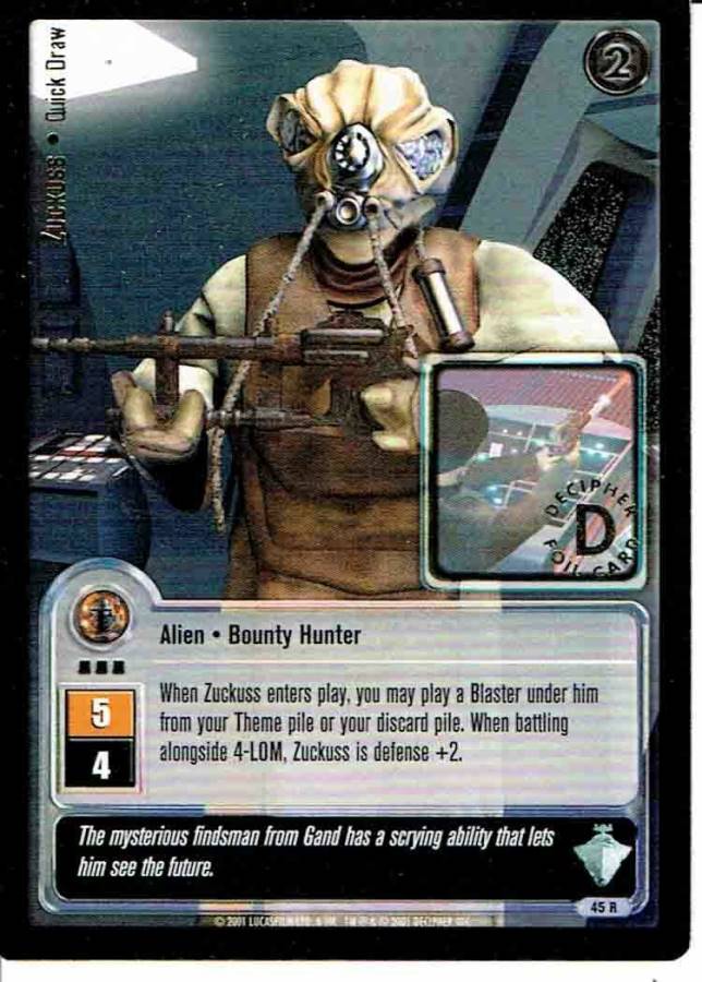STAR WARS JEDI KNIGHTS MASTERS OF THE FORCE GOLD FOIL 45