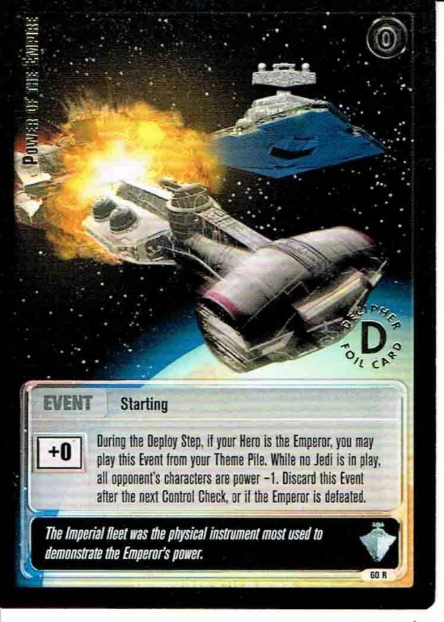 STAR WARS JEDI KNIGHTS MASTERS OF THE FORCE GOLD FOIL 60