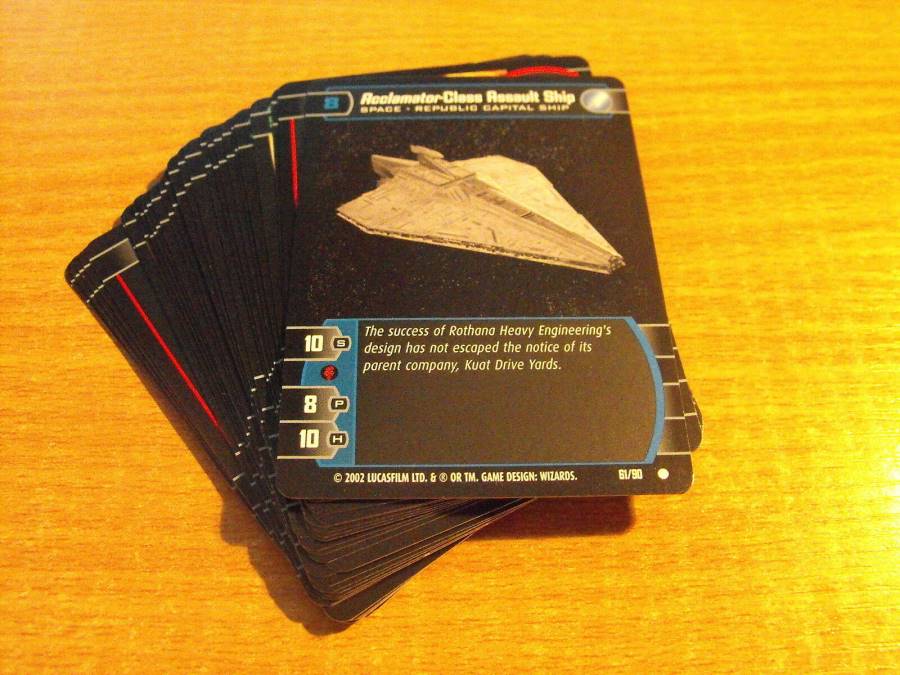 STAR WARS TCG SITH RISING COMPLETE SET OF COMMON CARDS lp