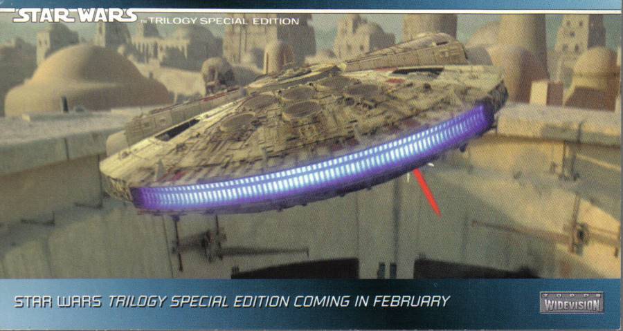 STAR WARS TRILOGY SPECIAL EDITION PROMO CARD H1