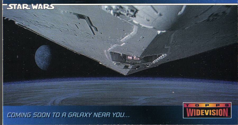 STAR WARS WIDEVISION A NEW HOPE PROMO CARD SWP4