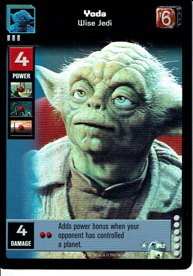 STAR WARS YOUNG JEDI REFLECTIONS SUPER RARE YODA, WISE JEDI ex