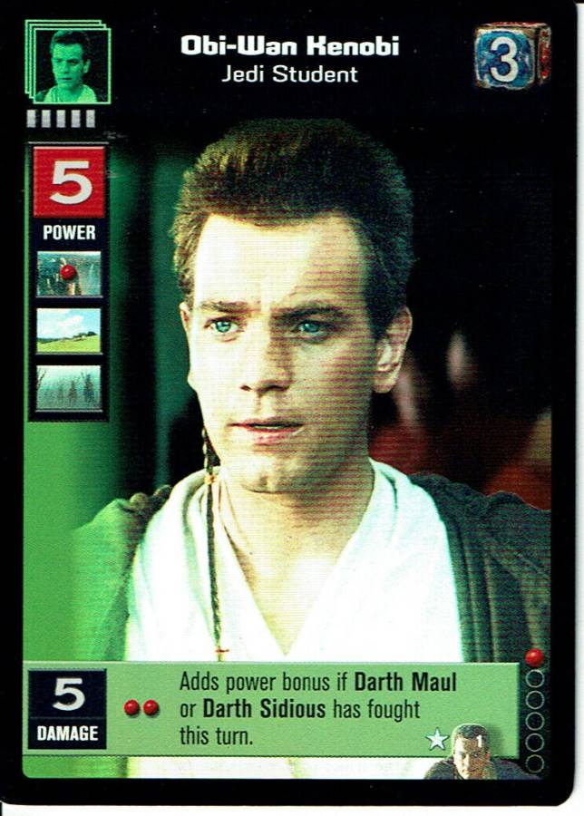 STAR WARS YOUNG JEDI REFLECTIONS ULTRA RARE OBI-WAN KENOBI, JEDI STUDENT