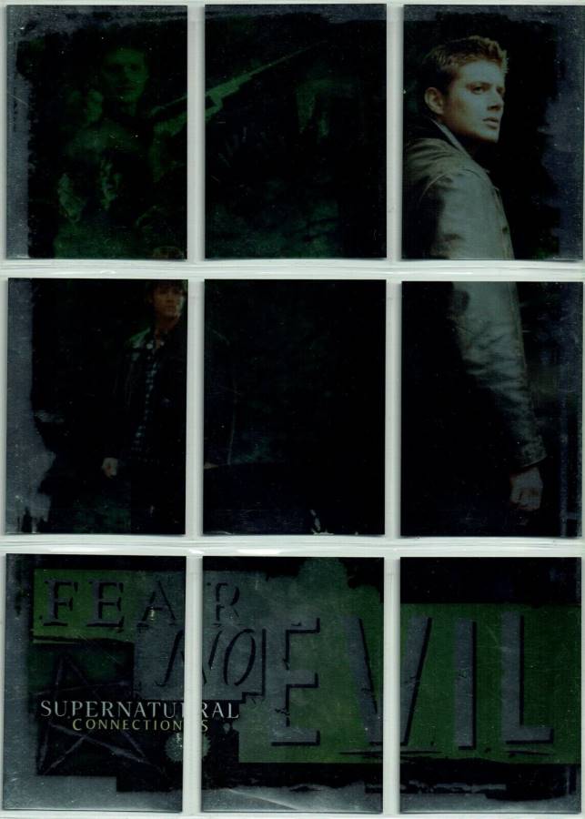 SUPERNATURAL CONNECTIONS SET OF 9 FEAR NO EVIL FOIL CARDS
