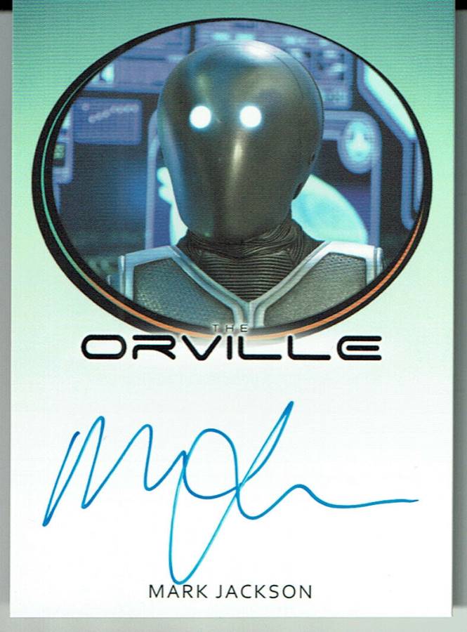 THE ORVILLE 2020 ARCHIVES AUTOGRAPH CARD MARK JACKSON AS ISAAC
