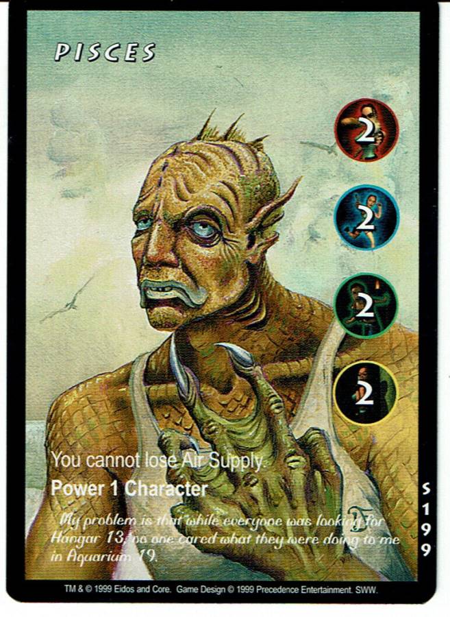 TOMB RAIDER CCG SLIPPERY WHEN WET RARE CARD S199 PISCES