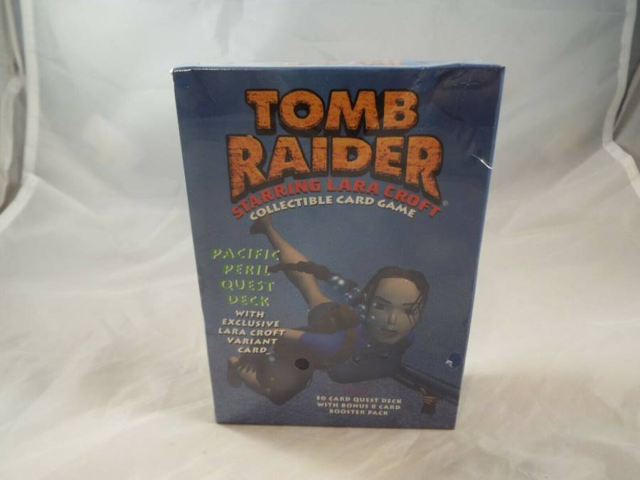 TOMB RAIDER CCG SLIPPERY WHEN WET SEALED PACIFIC PERIL STARTER DECK