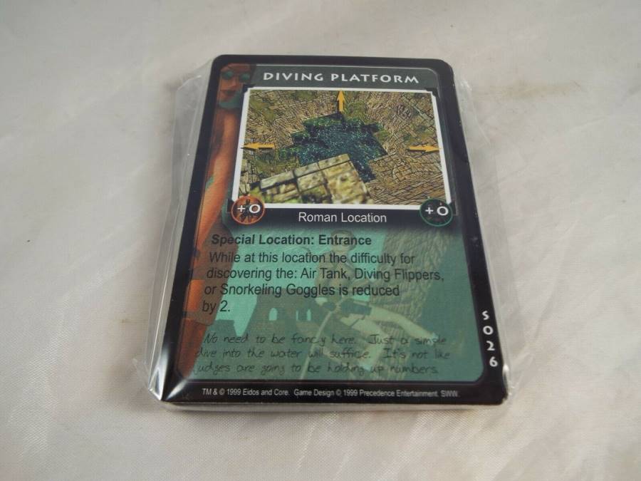 TOMB RAIDER CCG SLIPPERY WHEN WET STARTER SET S026-S050