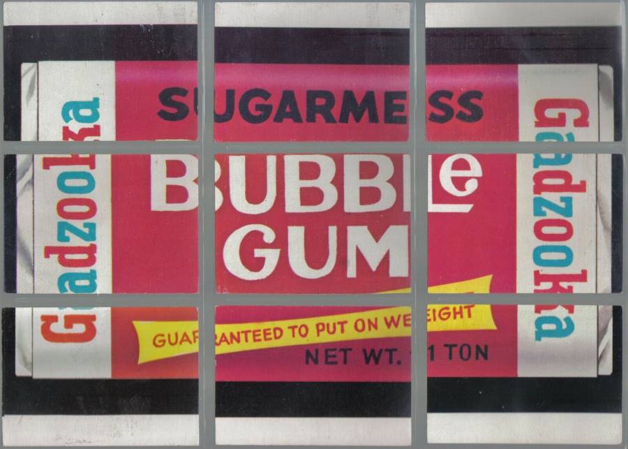 WACKY PACKAGES 2ND SERIES COMPLETE SET OF 9 PUZZLES