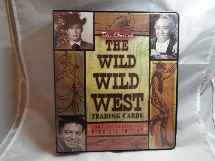 WILD WILD WEST COLLECTORS BINDER COMPLETE WITH AUTOGRAPH A13 AND PROMO