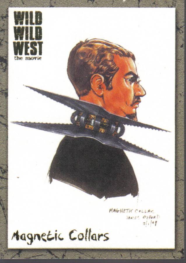 WILD WILD WEST THE MOVIE CONCEPT SKETCH CARD S4