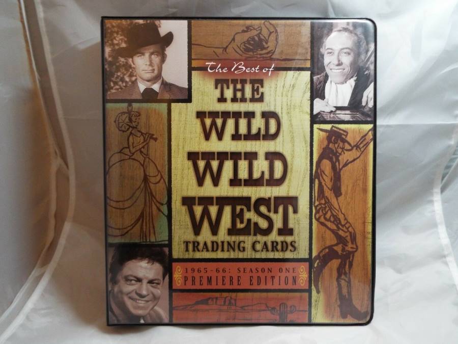 WILD WILD WEST TRADING CARDS COLLECTORS BINDER